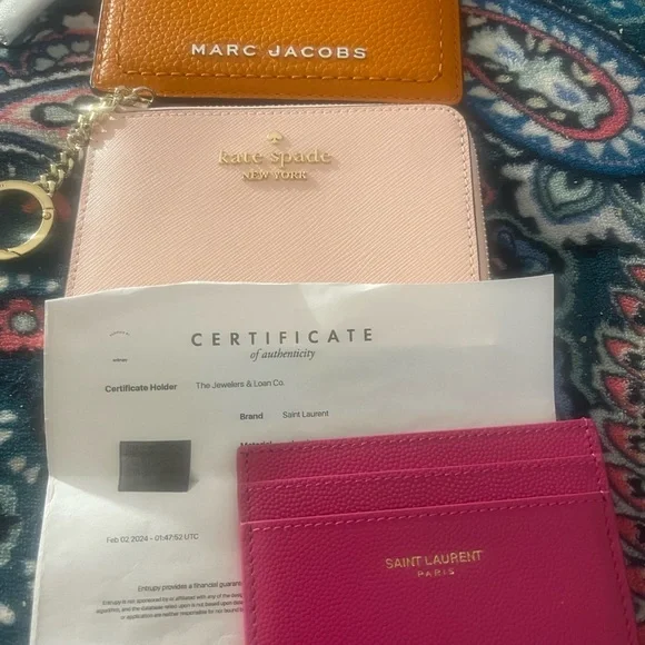 Micheal korsJet kate spade and Saint laurent YSL wallet bundle Accessories